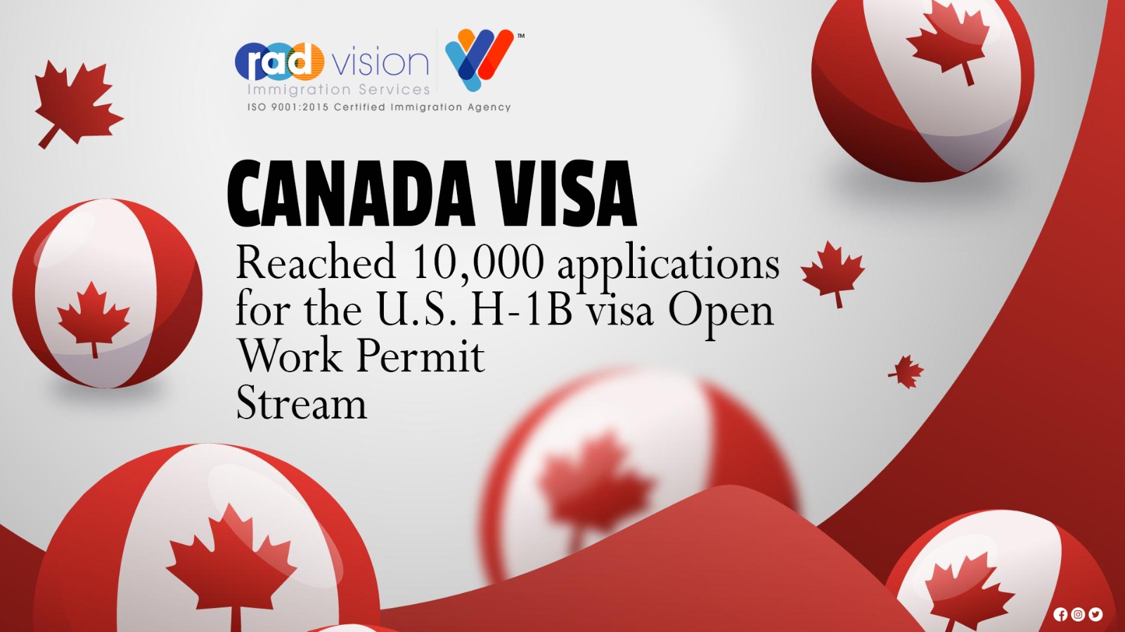 Canada Visa Reached 10,000 Applications For The U.S. H-1B Visa Open Work Permit Stream