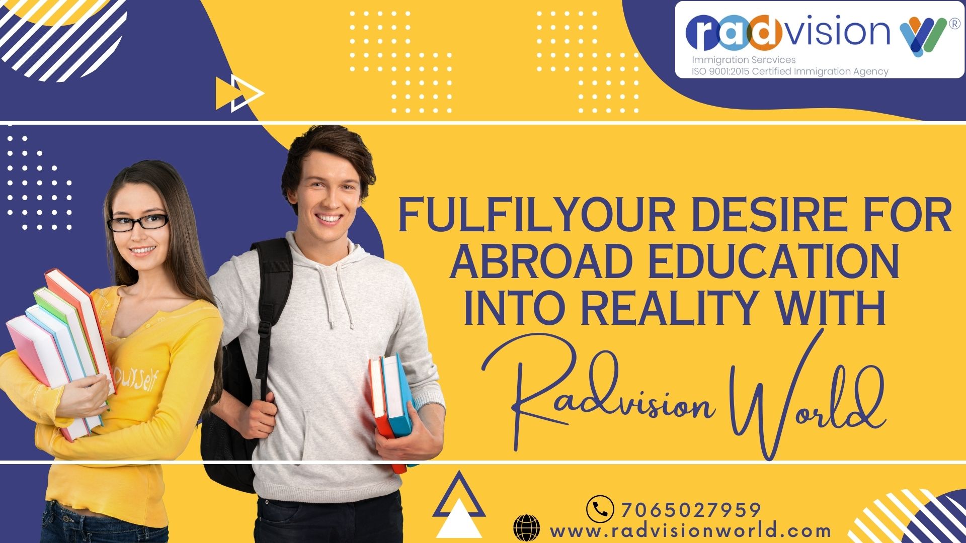 Fulfil Your Desire For Abroad Education Into Reality With Radvision World