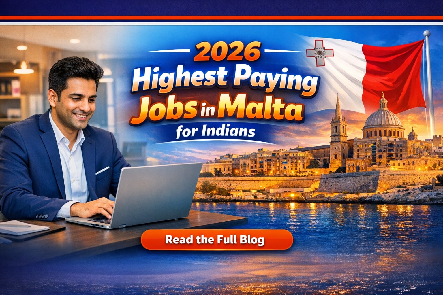 2026 Highest Paying Jobs in Malta for Indians