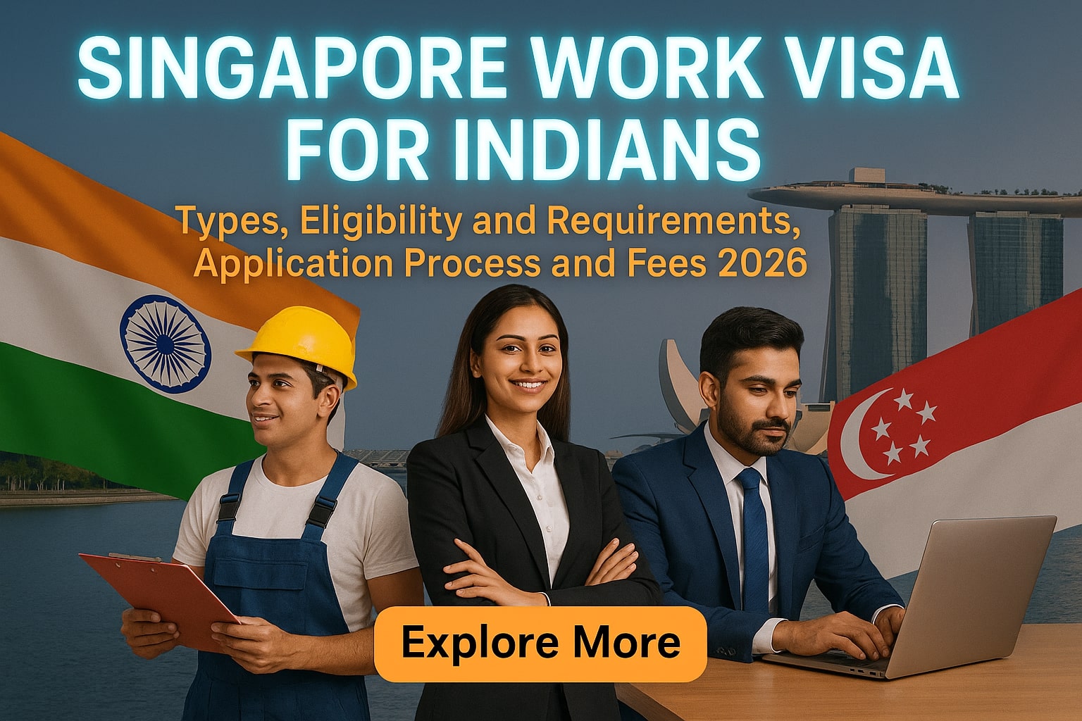 Singapore Work Visa for Indians