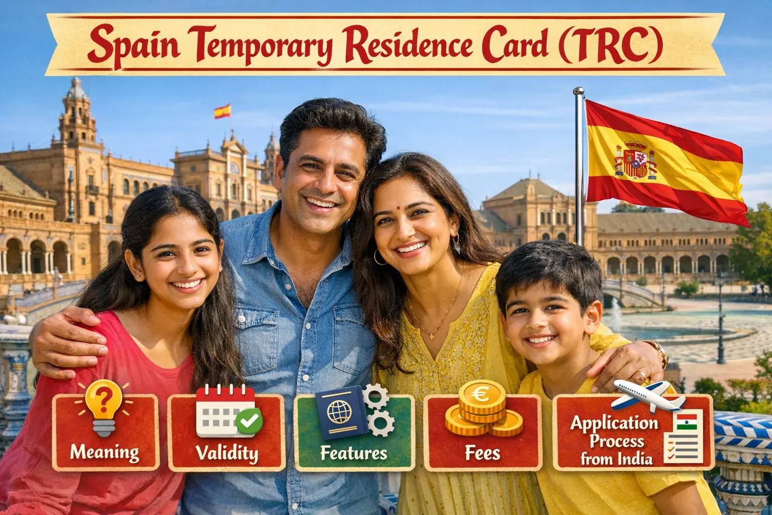 Spain Temporary Residence Card (TRC)
